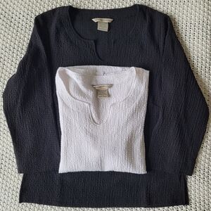 Exofficio Textured Travel Tunic Bundle, Black & White